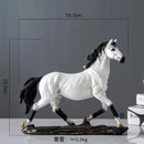 GobekUsa Elegant Horse Resin Statue for Home Office Decor