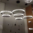 GobekUsa Lstre Modern Circle Chandelier for Bright 360° Lighting in Living Room, Bedroom, Kitchen