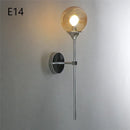 GobekUsa Glass Ball Wall Lamps: Modern Nordic Golden Chrome Lighting Fixtures for Living Room, Kitchen
