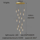 GobekUsa Diamond Crystal Chandelier - Gold Interior Designer Living Room Lamp