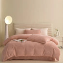 GobekUsa 2024 Winter Fleece Bedding Set King Queen Twin Double Duvet Cover Kit
