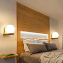 GobekUsa LED Wooden Wall Lamps for Bedroom Stairs Interior Lighting Sconce Fixtures