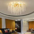 GobekUsa Crystal Tassel LED Chandeliers for Luxury Home Decor