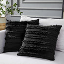 GobekUsa Boho Chic Tassel Striped Pillow Covers for Home Decor