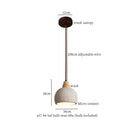 GobekUsa Bud Micro Cement LED Pendant Lamps: Modern Nordic Hanging Light for Home Decor
