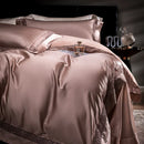 GobekUsa Damask Lyocell Cotton Bedding Set with Soft Silky Finish