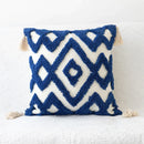 GobekUsa Boho Geometric Tufted Cushion Cover Cotton Canvas Pillow Covers