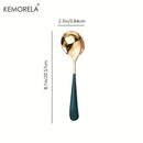 GobekUsa 304 Stainless Steel Small Gravy Ladle - 21cm/8.1inch | Dishwasher Safe Sauce Spoon