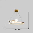 GobekUsa Iron LED Chandelier Light, Ideal for Living Room, Restaurant, Study, Kitchen, Garage