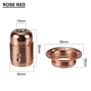 GobekUsa Industrial Metal Lamp Base Holder E26 E27 Light Sockets for Pendant Shade