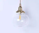 GobekUsa Blue Glass Pendant Lights for Bedroom Dinning Living Room