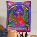 GobekUsa Baphomet Tarot Witchcraft Tapestry Wall Hanging Occult Home Decor