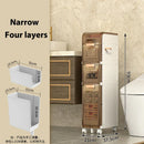 GobekUsa Crevice Storage Rack Multi-Layer Drawer Organizer for Bathroom, Kitchen, and Car