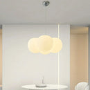 GobekUsa Glass Ball Milky White Chandelier for Home Decor Fixture