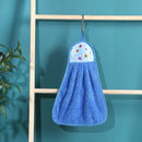 GobekUsa Coral Velvet Hand Towel: Absorbent Cleaning Tool for Home Kitchen & Bathroom