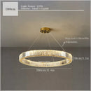 GobekUsa Crystal Ceiling Pendant Chandelier for Luxe Room Decor