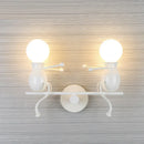 GobekUsa Little Man LED Wall Light: Modern, Simple, Creative Design for Children's Bedroom