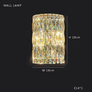 GobekUsa Large Crystal Chandelier Chrome Hanging Lamp for Dining Room Decor