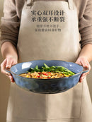 GobekUsa Large Ceramic Fish Bowl for Noodles and Soup