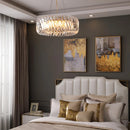 GobekUsa Crystal LED Ceiling Chandelier: Elegant European Home Décor Pendant Lights