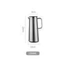 GobekUsa Gray Glass Water Pitcher with Handle Large-capacity Tea Pot Juice Jug