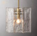 GobekUsa LED Glass Pendant Light, Modern Small Chandeliers for Bedroom, Dining Room, Kitchen Island