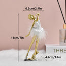 GobekUsa Ballet Girl Resin Figurine - Nordic Luxury Desktop Decoration and Birthday Gift