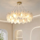 GobekUsa Crystal Chandelier: Elegant Light Luxury Lamp for Living Room, Bedroom, Dining Room & Study