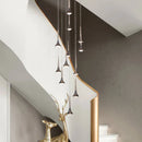 GobekUsa Elegant Horn-Shaped Chandelier for Living Room and Bedroom