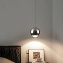 GobekUsa LED Chandelier for Bedroom Kitchen Study Chrome Gold Modern Pendant Light
