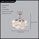 GobekUsa Glass Balls Ceiling Pendant Lights Minimalist Living Room Chandelier Shop Bar Decor