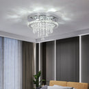 GobekUsa Crystal Ceiling Chandelier: Modern K9 LED Smart Ring Light Fixture for Dining & Living Room