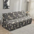 GobekUsa Elastic Armless Futon Bed Sofa Cover Slipcover
