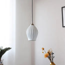 GobekUsa Elegance Ribbed Ceramic Pendant Lights for Dining Island, Living Room