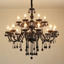 GobekUsa Crystal Pendant Chandelier for Luxurious Living Room, Restaurant, Bedroom & Villa