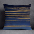 GobekUsa Blue Geometric Floral Design Pillowcase - Modern Home Decor Cushion Cover