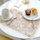 GobekUsa Cotton Linen Place Mat Set - Tableware Cushion for Kitchen Dining