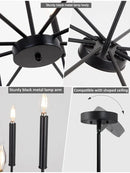 GobekUsa Industrial Retro Chandelier for Dining Room and Kitchen Lighting