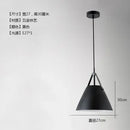 Scandinavian Painted Metal Pendant Light