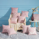 GobekUsa Cotton Flower Embroidered Geometry Pillowcase 45*45cm - Sofa Living Room Bedside Pillows