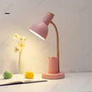 GobekUsa Cute Nordic Desk Lamp with Pen Holder for Home Office and Bedroom