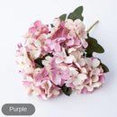 GobekUsa Hydrangea Branch Decor - High Quality Artificial Silk Flowers for Home Wedding Party