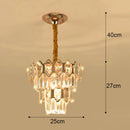 GobekUsa Crystal LED Ceiling Chandelier for Home Decor