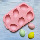 GobekUsa 6-Cavity Lemon Shape Silicone Cake Mold for DIY Baking and Decorating