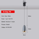 GobekUsa LED Pendant Lights: Modern Chandeliers for Bedroom, Kitchen, and Bathroom