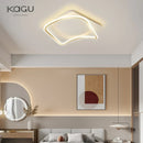 GobekUsa Golden LED Ceiling Chandelier: Modern Simplicity for Living, Dining, and Bedrooms