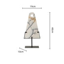 GobekUsa Abstract Jade Pendant Marble Sculpture - Home Decor Geometric Figurines