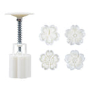 GobekUsa 3D Cherry Blossom Mooncake Mold for Mid-autumn Festival Baking