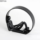 GobekUsa Abstract Black Characters Sculpture Resins Desk Decoration for Aesthetic Room Decor