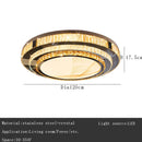 GobekUsa Gold Crystal Ceiling Lights LED Minimalist Luxury Lighting - Stainless Steel Crystal Luminaires